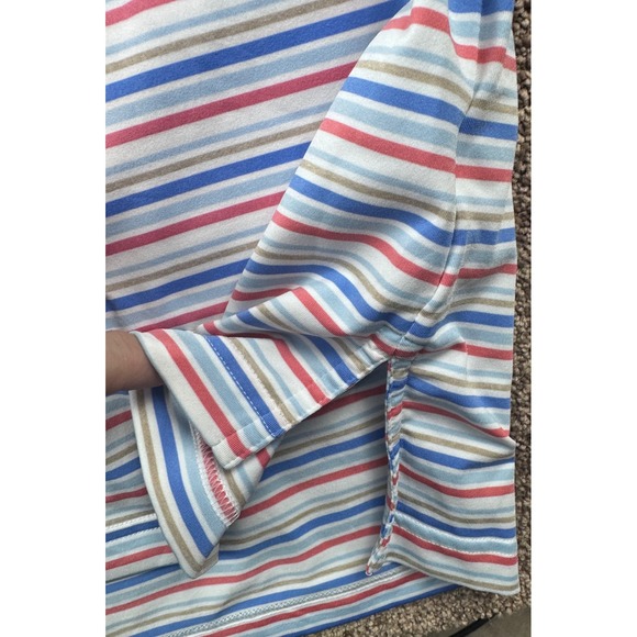 Peter Millar Summer Comfort Mens XL Polo Shirt Striped Short Sleeve Golf - Picture 6 of 8